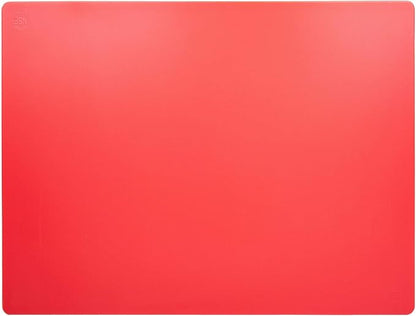 Thirteen Chefs Extra Large 24 x 18 Red Cutting Board - HDPE Plastic, 1/2" Thick Poly for Commercial Restaurant Kitchens, NSF Stamped - Image 6