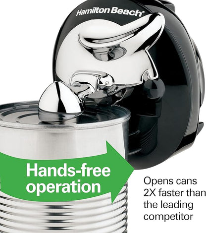 Hamilton Beach Walk 'n Cut Electric Can Opener for Kitchen,Use On Any Size,Automatic and Hand-Free,Cordless & Rechargeable,Easy Clean Removable Blade,Black (76501G),(Pack of 2) - Image 3
