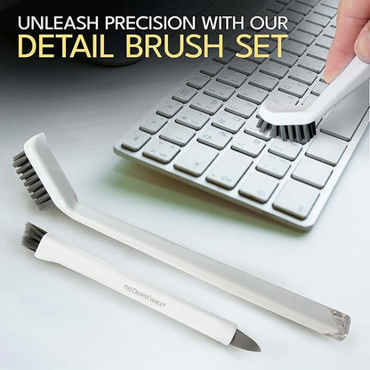 Grout Cleaning Brushes Set (3 Pcs) Deep Cleaner Multi-Purpose Stiff Bristle Brush, Cleaning Toothbrush for Cleaning Corners, Spaces, Tile, Shower, Window & Door Track, Floor, Juicers and Tight Spaces - Image 8