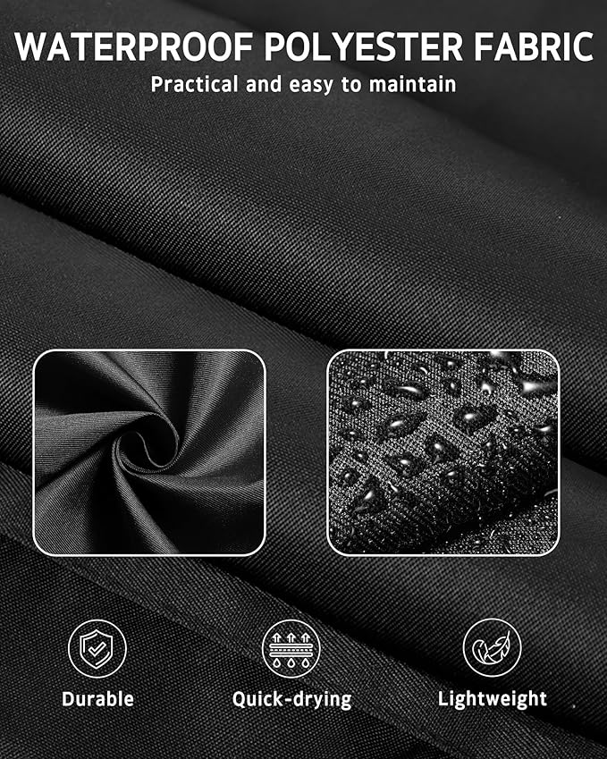 Syntus Server Apron for Men Women, Waitress Waist Apron, Black 1/3/12 Packs - Image 3