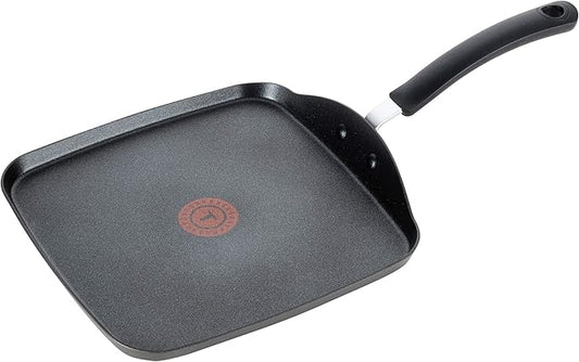 T-Fal Ultimate Hard Anodized Nonstick Griddle 10.25 Inch Oven Broiler Safe 400F Cookware, Pots and Pans, Dishwasher Safe Onyx by T-falbrand