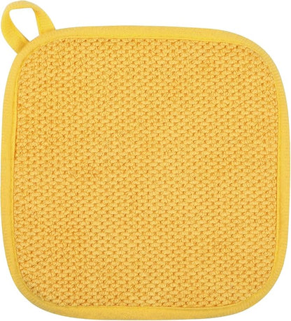 GeeRic Microfiber Dish Drying Mat, Super Absorbent Kitchen Dish Drying Pad, Reversible for Countertop, 7*7 inch Yellow by GeeRic