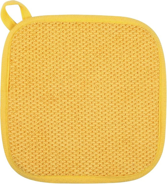 GeeRic Microfiber Dish Drying Mat, Super Absorbent Kitchen Dish Drying Pad, Reversible for Countertop, 7*7 inch Yellow by GeeRic