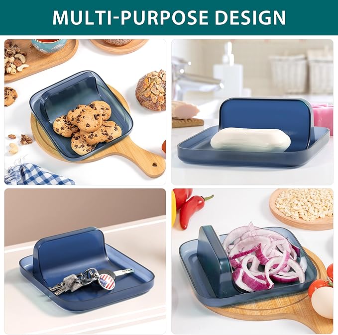 Li&Zhao Spoon Rest for Stove Top - Stove Spoon Holder for Kitchen Counter Pot Lid Holder Utensil Rest Cooking Spoon Holder