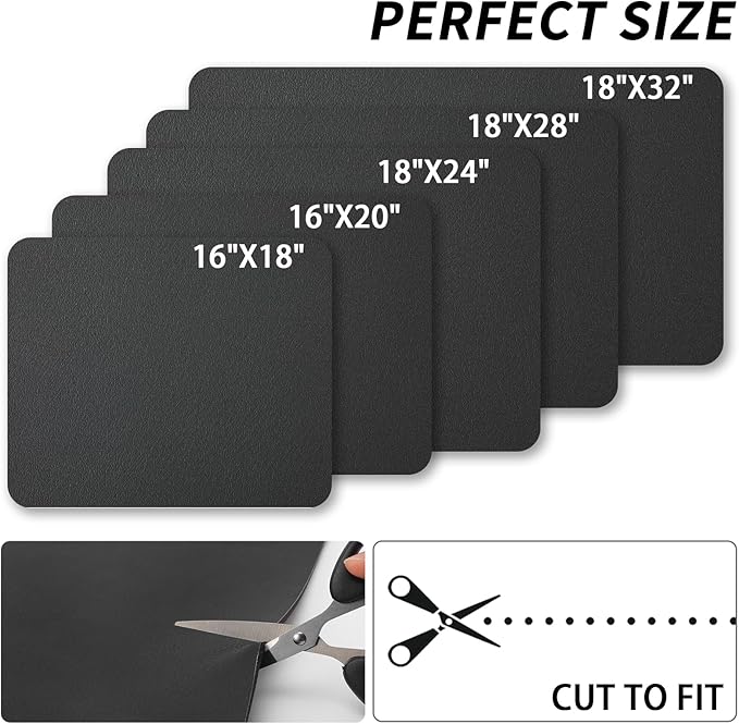 HotLive Dish Drying Mat for Kitchen Counter, Heat Resistant Drainer Mats with Non-slip Rubber Backed, Hide Stain Kitchen Super Absorbent Draining Mat, Easy to Clean Dish Rack Pad, Black 18"x32" - Image 6