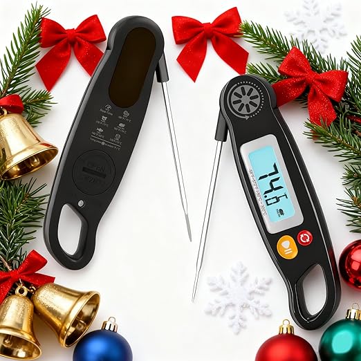 Antonki Meat Thermometer Digital - Instant Read Food Thermometer with Backlight for Cooking Grilling Baking Kitchen Candy BBQ Oil Liquid, Backlit Display, Battery Included - Image 7