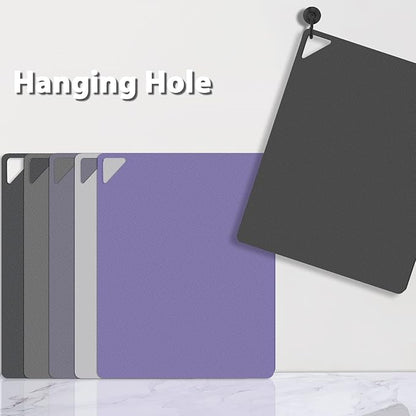 WK Flexible Plastic Cutting Boards for Kitchen, Cutting Board Mats Set of 5, Nonslip Cutting Board for Meat, Thin Cutting Sheets with Hole, Dishwasher Safe, BPA Free, 14.5x11.5" - Image 6
