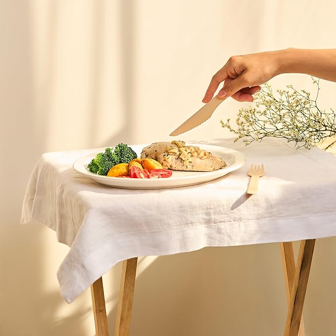 Wooden Knives 300 Pieces | Natural Birch Wood Disposable Knives | Biodegradable, Smooth & Strong for Parties, Weddings, and Outdoor Events - Image 5