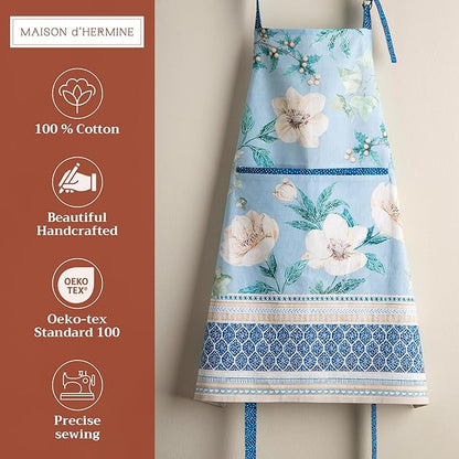 Maison d' Hermine 100% Cotton Apron for women with Pocket Kitchen Chef Apron for Men Cooking Mothers Day Gifts - Image 2