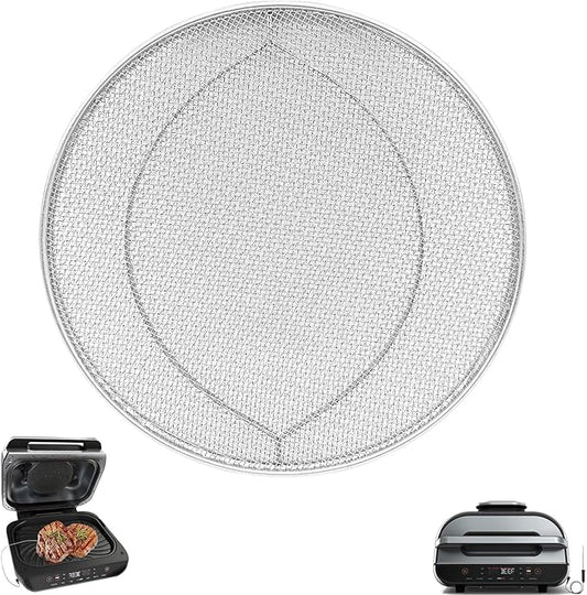 Splatter Shield for Ninja FG551 Foodi Smart XL Grill, Replacement Stainless Steel Splatter Screen Air Fryer Accessories for Ninja FG551 Foodi Smart XL 6-in-1 Indoor Grill