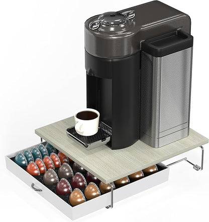 Deco Brothers Supreme Vertuoline Drawer, Holds with 30 Big or 60 Small Vertuoline Pods, Maple - Image 9