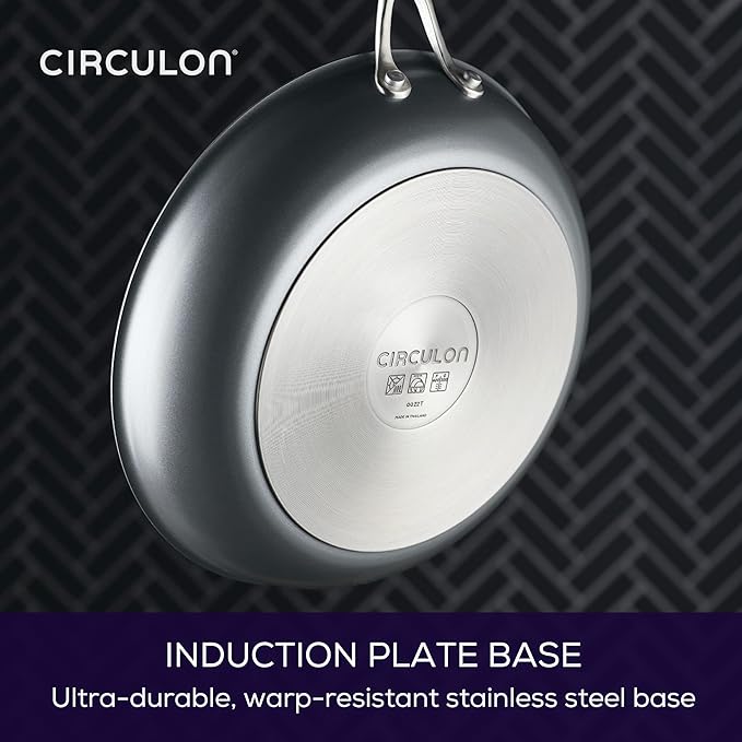 Circulon A1 Series with ScratchDefense Technology Nonstick Induction Frying Pan/Skillet, 12 Inch, Graphite - Image 9