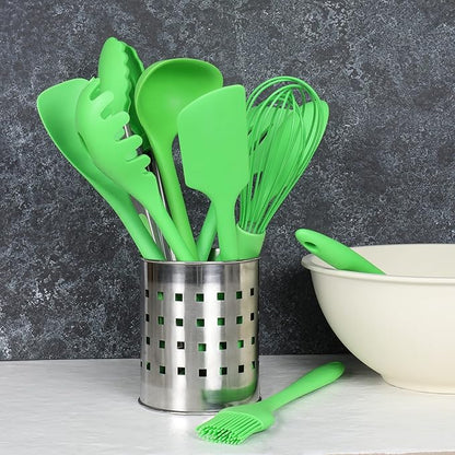 Chef Craft Premium Silicone Tongs, 12 inch, Green - Image 5