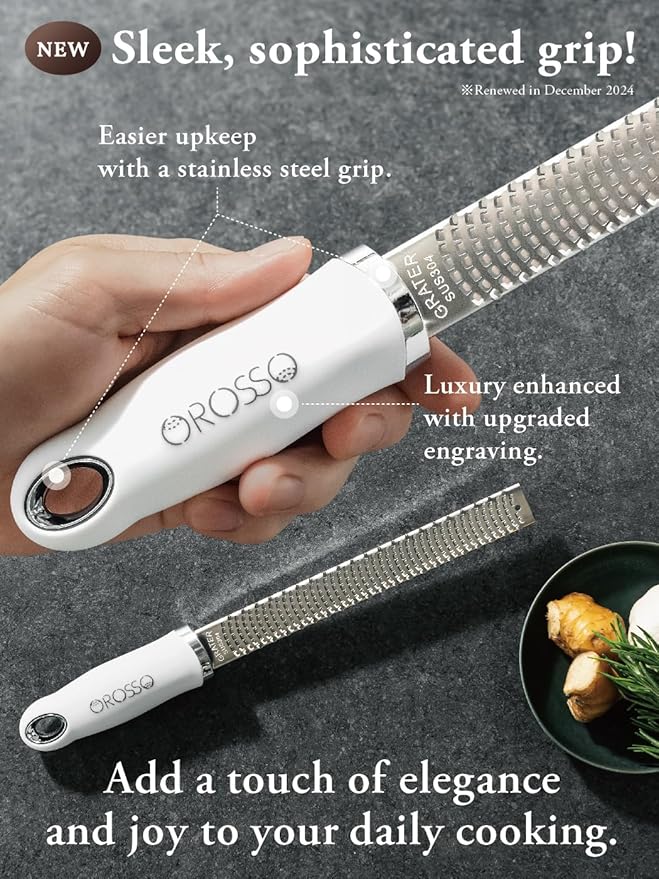Grater, Lemon Zester Cheese Grater, Cheese Shavings, Parme Cheese, Ginger, Garlic, Zester Grater (white) - Image 5