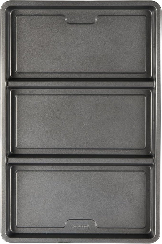 GoodCook Divided Baking Sheet Premium Carbon Steel Nonstick Pan, 11 x 17-Inch