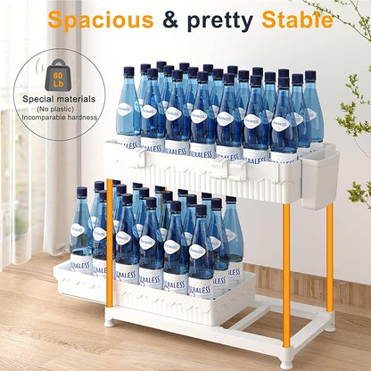 Sevenblue 3 Pack Under Sink Organizers, 2-Tier Multi-Use Kitchen and Bathroom Organizers and Storage with Sliding Drawers, Bathroom Cabinet Organizer (White, 12.8 Inch) - Image 5