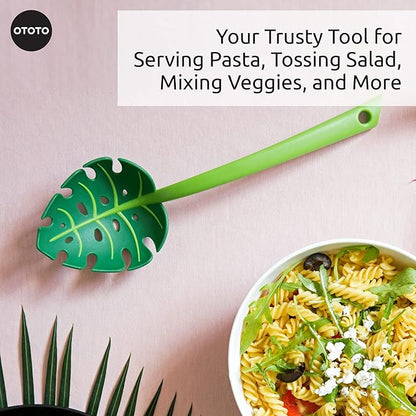 OTOTO Jungle Spoon Monstera Ladle - BPA-Free High Heat Resistant Nylon for Cooking for Nonstick Cookware Kitchen Tools & Utensils, Kitchen Gifts & Gadgets, Cute - Image 5