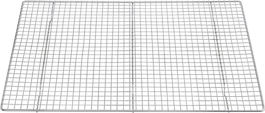 Mrs. Anderson's Baking Professional Cooling Rack, Heavy Duty Steel, Fits Two-Thirds Sheet Pans, 21 x 14.5 x 0.75-Inches