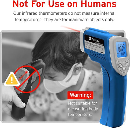 Etekcity Infrared Thermometer Laser Temperature Gun 1080, -58°F~ 1130°F for Meat Food Candy Pizza Oven, Heat Gun for Cooking, Kitchen, Fridge, Reptile, BBQ, HAVC, Adjustable Emissivity & Max Measure - Image 7