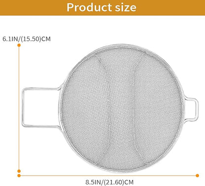Splatter Shield for Ninja Foodi Smart XL Pro 7-in-1 Indoor Grill, Replacement Stainless Steel Splatter Screen Air Fryer Accessories for Ninja Foodi IG651, IG600, IG601 Air Fryer