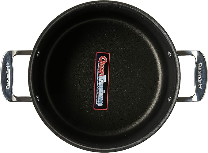 Cuisinart Chef's Classic Nonstick Hard-Anodized 8-Quart Stockpot with Lid,Black
