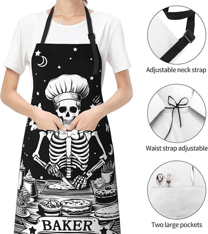 Funny Apron Polyester Grooming Aprons with Pocket for Cooking Kitchen Grilling Adults