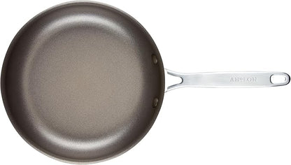 Anolon Achieve Hard Anodized Nonstick Cookware Pots and Pans Set, 9 Piece - Cream