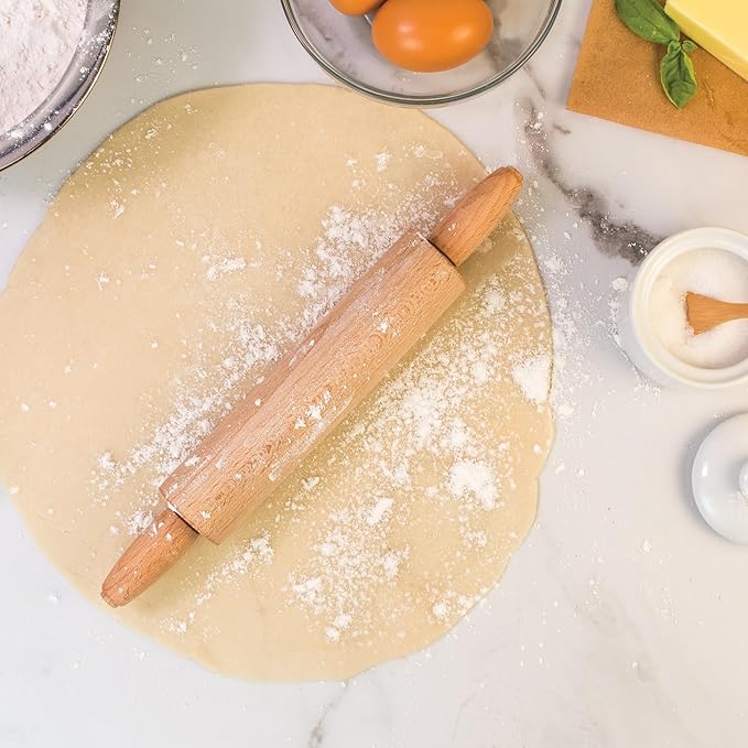 Mrs. Anderson's Baking Children’s Classic Wooden Rolling Pin, German Beechwood With Steel Ball Bearings, 7-Inch x 1.5-Inch, Smooth Effortless Rolling For Dough And Pastry - Image 7