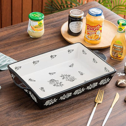 Wisenvoy Casserole Dish Baking Dish Ceramic Lasagna Pan Bakeware Sets Baking Dishes 13x9 Baking Dish - Image 2