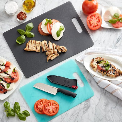 Farberware Edgekeeper 5-Inch Santoku Knife with Self-Sharpening Blade Cover, High Carbon-Stainless Steel Kitchen Knife with Ergonomic Handle, Razor-Sharp Knife, Black - Image 7