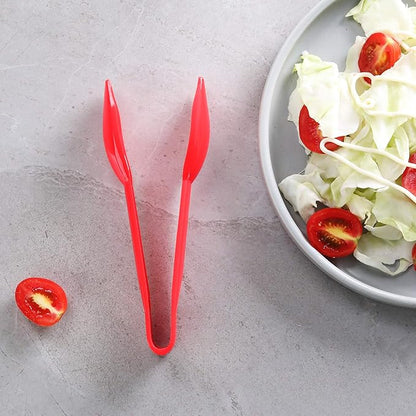 New Star Foodservice 35605 Utility Tong, High Heat Plastic, Straight Edge, 6 Inch, Set of 12, Red - Image 4