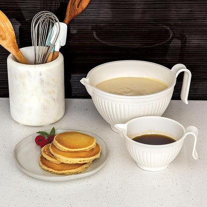 Nordic Ware Better Batter Bowl, White, 10 Cups - Image 4