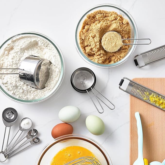 Martha Stewart Richburn 4-Piece Stainless Steel Measuring Cups Set – Durable and Accurate Kitchen Measuring Tools for Baking and Cooking - Image 3
