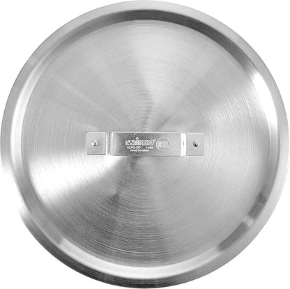 Winco Aluminum Cover for Stock Pot 20 quart, 2.0 mm