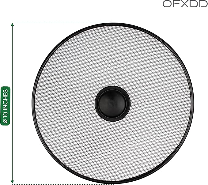 Stainless Steel Splatter Screen with Lid for Cooking - Set of 3: 8,2", 10", 11,4" - Splatter Grease Guard for Kitchen Stove - Anti Oil Splash Frying Shield - Image 6