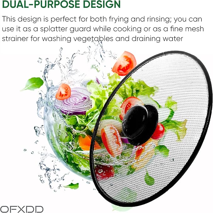 Oil Splatter Screen, Splatter Screen Cover, Pot Splatter Screen Guard, Pan Splatter Screen