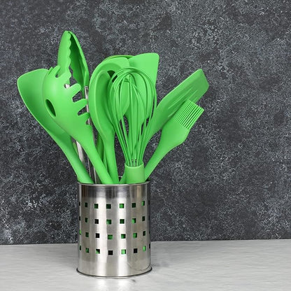 Chef Craft Premium Silicone Tongs, 12 inch, Green - Image 3
