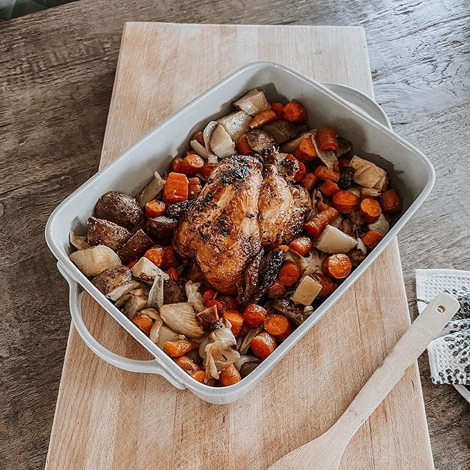 Mora 9x13in Deep Porcelain Baking Dish - Oven to Table, Freezer Safe - Image 5