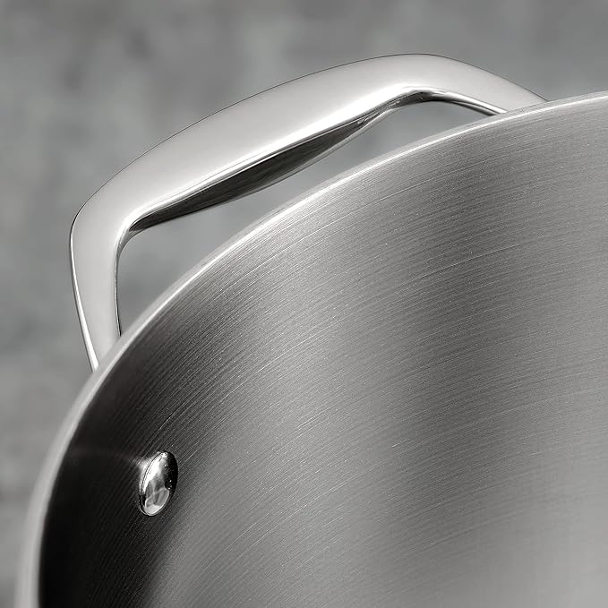 Tramontina Signature Tri-Ply Clad Stainless Steel 3-Quart Braiser Pan with Lid, Induction-Ready, Dishwasher-Safe, NSF-Certified, Made in Brazil - Image 6