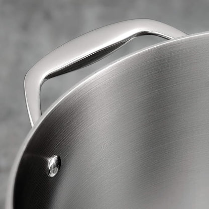 Tramontina Signature Tri-Ply Clad Stainless Steel 3-Quart Saute Pan with Lid, Induction-Ready Cooking Pan, Dishwasher-Safe, NSF-Certified, Made in Brazil - Image 8