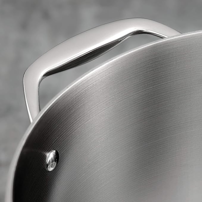 Tramontina Signature Tri-Ply Clad Stainless Steel 5-Quart Dutch Oven Pot with Lid, Induction-Ready, Dishwasher-Safe, NSF-Certified, Made in Brazil - Image 6