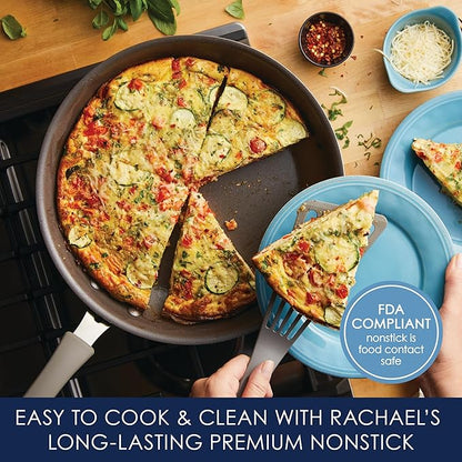 Rachael Ray Cook + Create Nonstick Frying Pan/Skillet, 12.5 Inch - Almond - Image 3