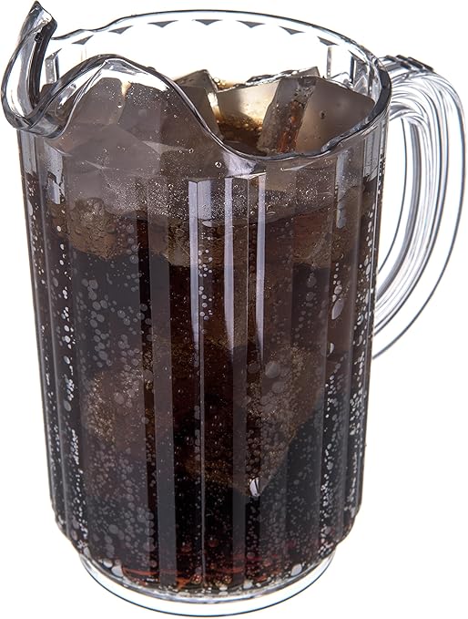 Carlisle FoodService Products 553607 32 Ounce, Pitcher, Polycarbonate, Clear - Image 2
