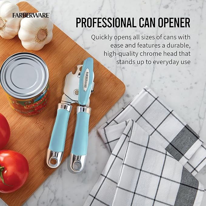 Farberware Pro 2 Can Opener, Aqua Sky, One Size (5211351) - Image 3