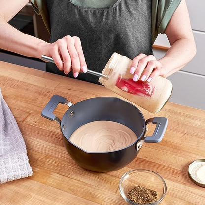 Tovolo Jar Spatula Silicone Long Stainless Steel Handle Scraper Spatula Viva Magenta, Jar Scraper Heat Resistant Dishwasher Safe BPA Free Kitchen Utensil for Scraping Spreading Jelly Peanut Butter