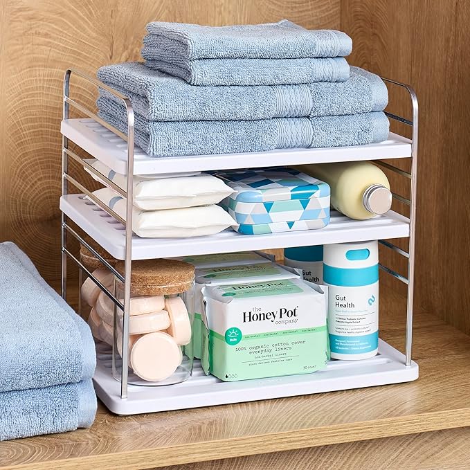 YouCopia UpSpace Cabinet Box Organizer, Adjustable Kitchen Pantry Shelf for Plastic Wrap and Foil Storage, Large Premium Edition - Image 9