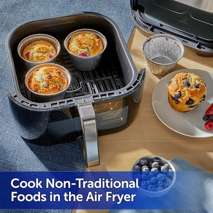 Reynolds Kitchens Air Fryer Cups, Easily Cook Individual Air Fryer Food and Non-Traditional Foods, Great for Meal Prepping and Picky Eaters, Oven-Safe and Grill-Safe, 20 Pack, 8 fl oz. - Image 5