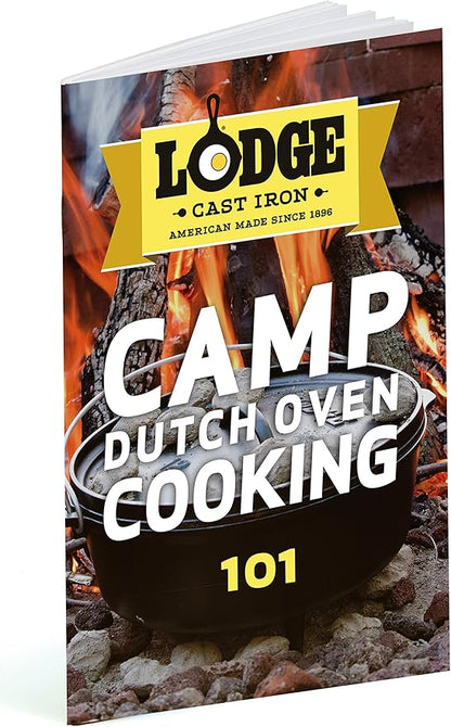 Lodge 8 Quart Pre-Seasoned Cast Iron Camp Dutch Oven with Lid - Dual Handles - Use in the Oven, on the Stove, on the Grill or over the Campfire - Black - Image 3