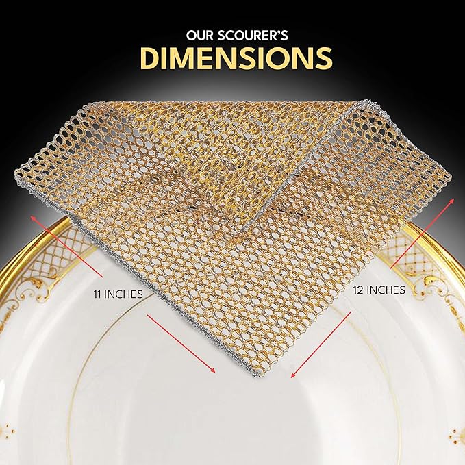 Heavy Duty Dish Scrubbers - Non Scratch Scouring Pads - Odorless and Long Lasting - Replace Sponges for Dish Washing, Scrubbing & Scouring - Kitchen, Floor and Bathroom Usage - Made in Korea (24 Pcs) - Image 7