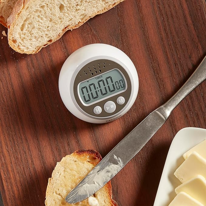 Taylor Digital Timer Counts Up and Down for School, Learning, Projects, and Kitchen Tasks, Super Loud Digital Timer, Gray - Image 4